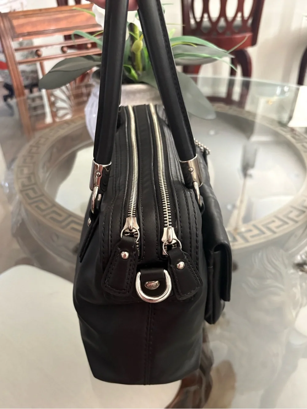 🖤🖤COACH KRISTEN BUTTER SOFT BLACK LEATHER BAG!🖤🖤14782